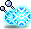 雪花耳钉