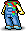 蓝画工服