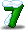 绿色数字 7