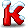 红色英文字母 K
