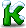 绿色英文字母 K