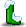 绿色英文字母 L