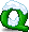 绿色英文字母 Q