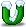 绿色英文字母 U