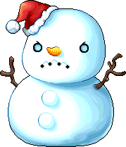 生气的雪人