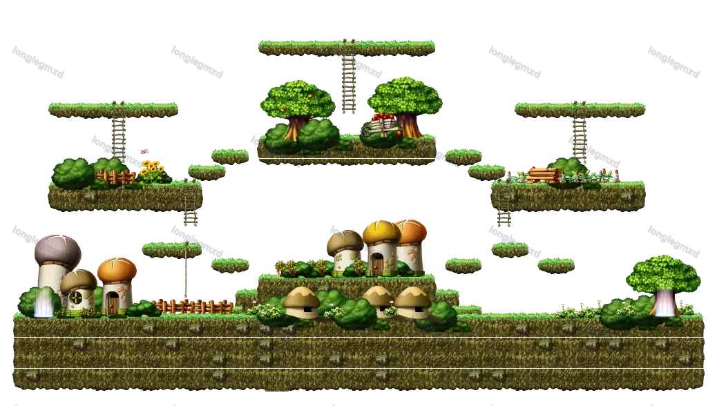 射手村北部小山 地图