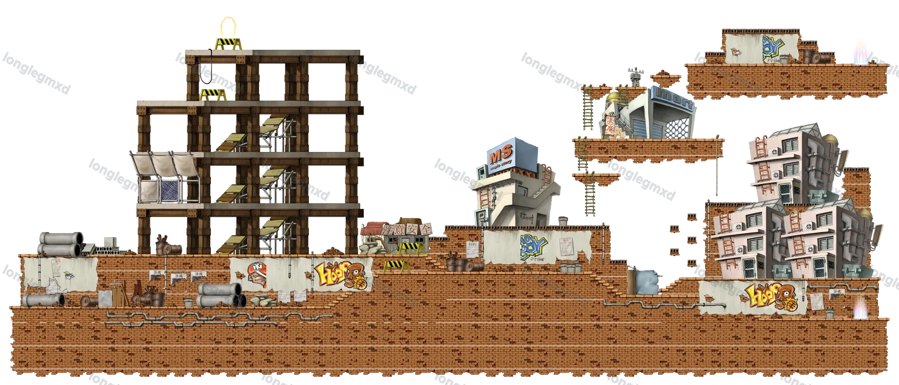 废都南方工地 地图
