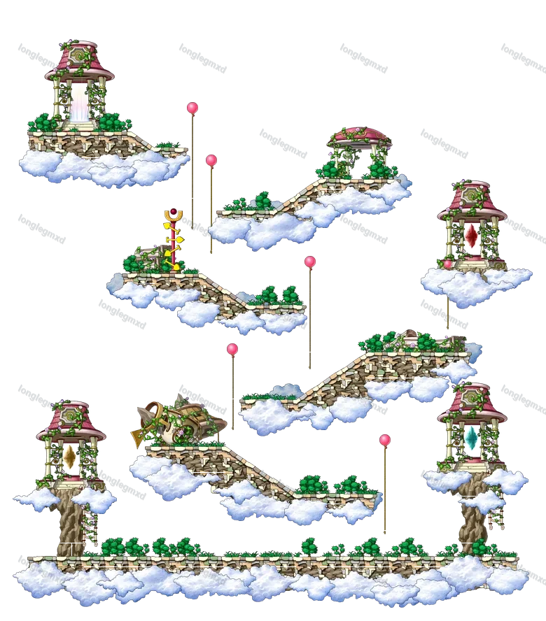 天空楼梯Ⅰ 地图