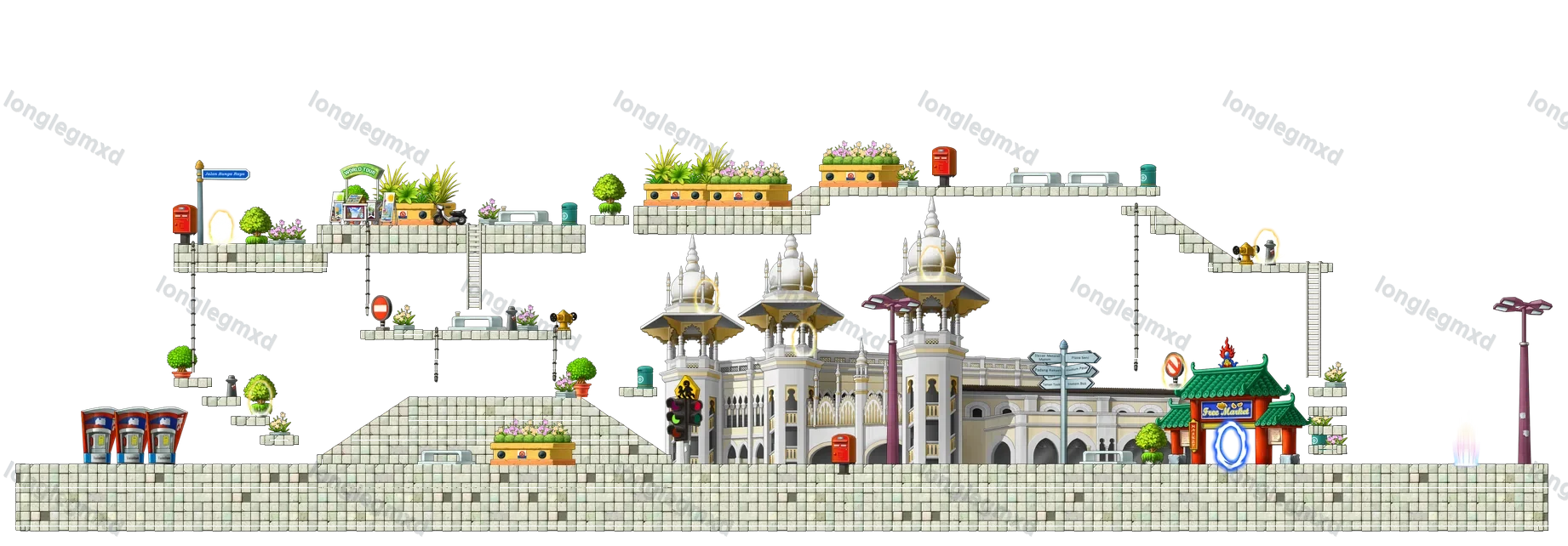 吉隆大都市 地图