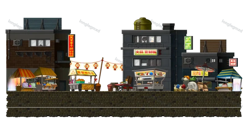 不夜城街巷1区 地图