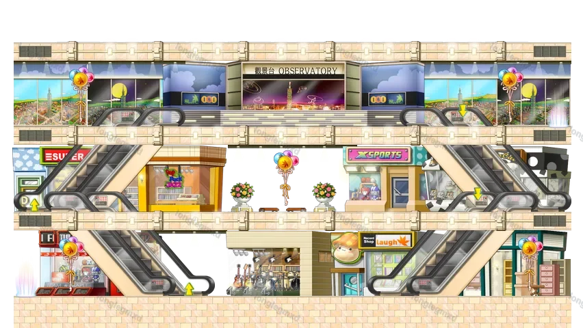 星光大道北段 地图