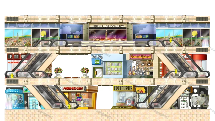 星光大道南段 地图
