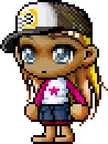 Meshcap / Pink Allstar / Jean Shorts
