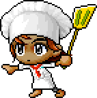 Patissier Hat / Patissier Uniform / Yellow Spatula